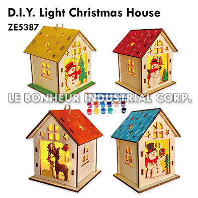 D.I.Y. Light Christmas House