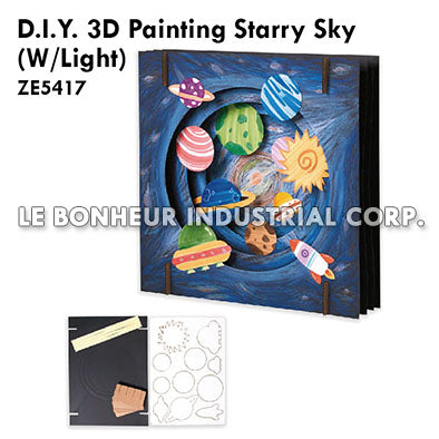 D.I.Y. 3D Painting Starry Sky (W/Light)
