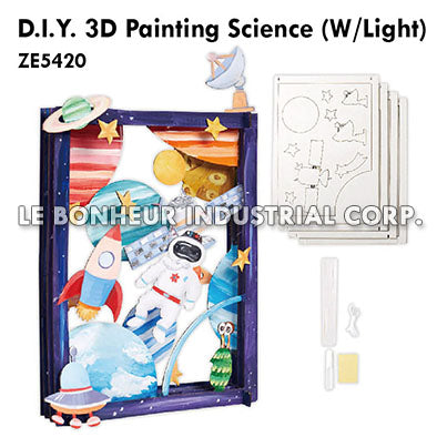 D.I.Y. 3D Painting Science (W/Light)