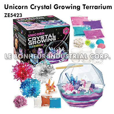 Unicorn Crystal Growing Terrarium
