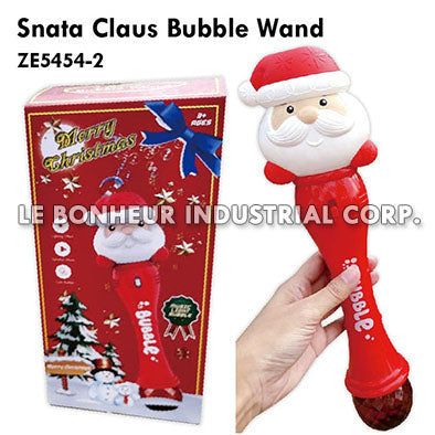 Snata Claus Bubble Wand