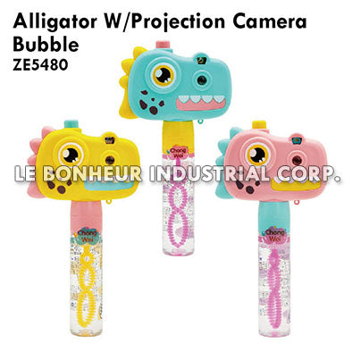 Alligator W/Projection Camera Bubble