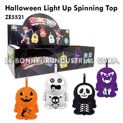 Halloween Light Up Spinning Top