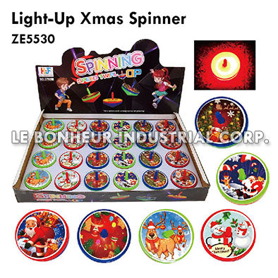 Light-Up Xmas Spinner