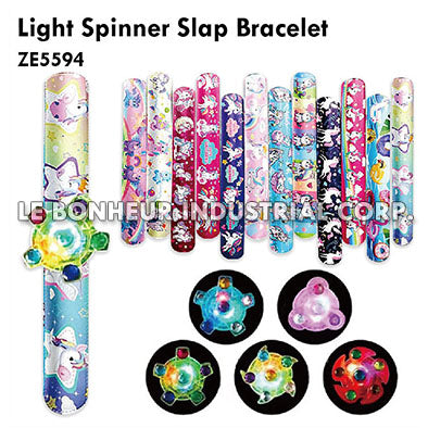 Light Spinner Slap Bracelet