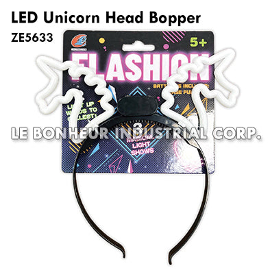 Led Unicorn Head Bopper