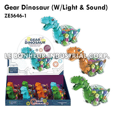 Gear Dinosaur (W/Light & Sound)