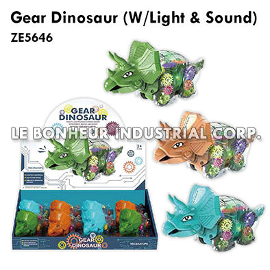 Gear Dinosaur (W/Light & Sound)