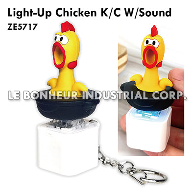 Light-Up Chicken K/C W/Sound