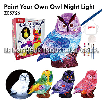 Paint Your Own Owl Night Light