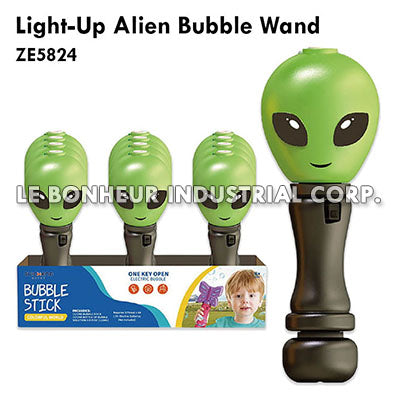 Light-Up Alien Bubble Wand
