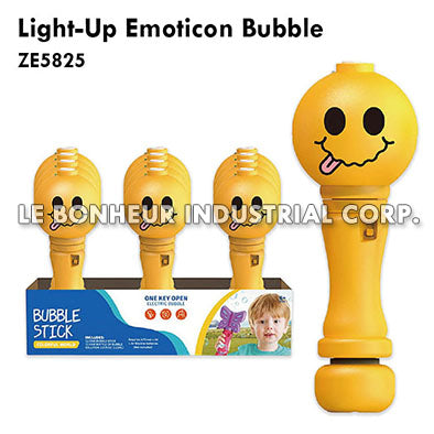 Emoji Light Up Bubble Wand