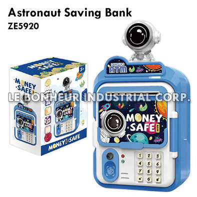 Password-Protected Astronaut Saving Bank