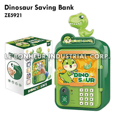 Password-Protected Dinosaur Saving Bank