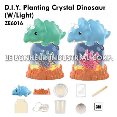 D.I.Y. Planting Crystal Dinosaur (W/Light)