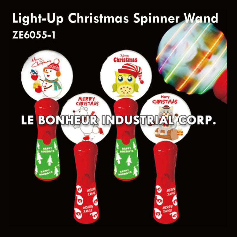 Light-Up Christmas Spinner Wand
