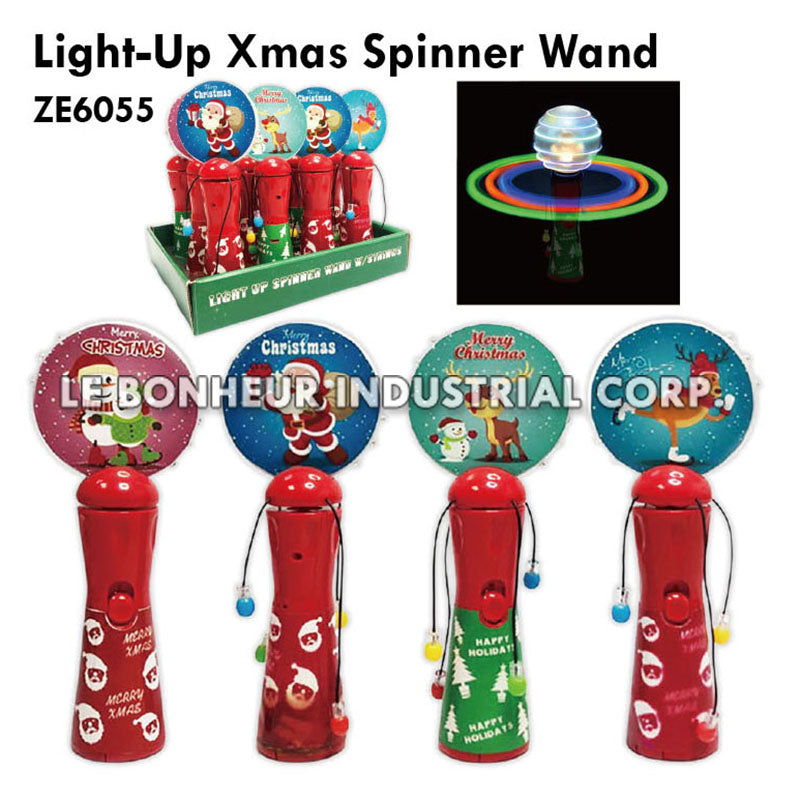 Light-Up Xmas Spinner Wand