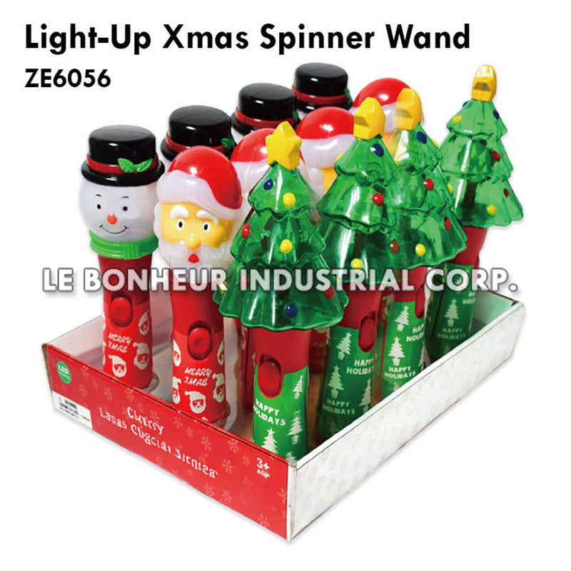 Light-Up Xmas Spinner Wand