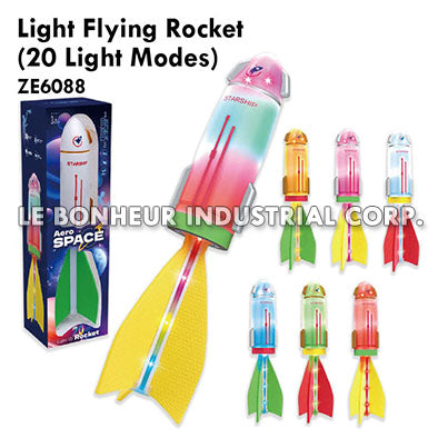 Light Flying Rocket (20 Light Modes)