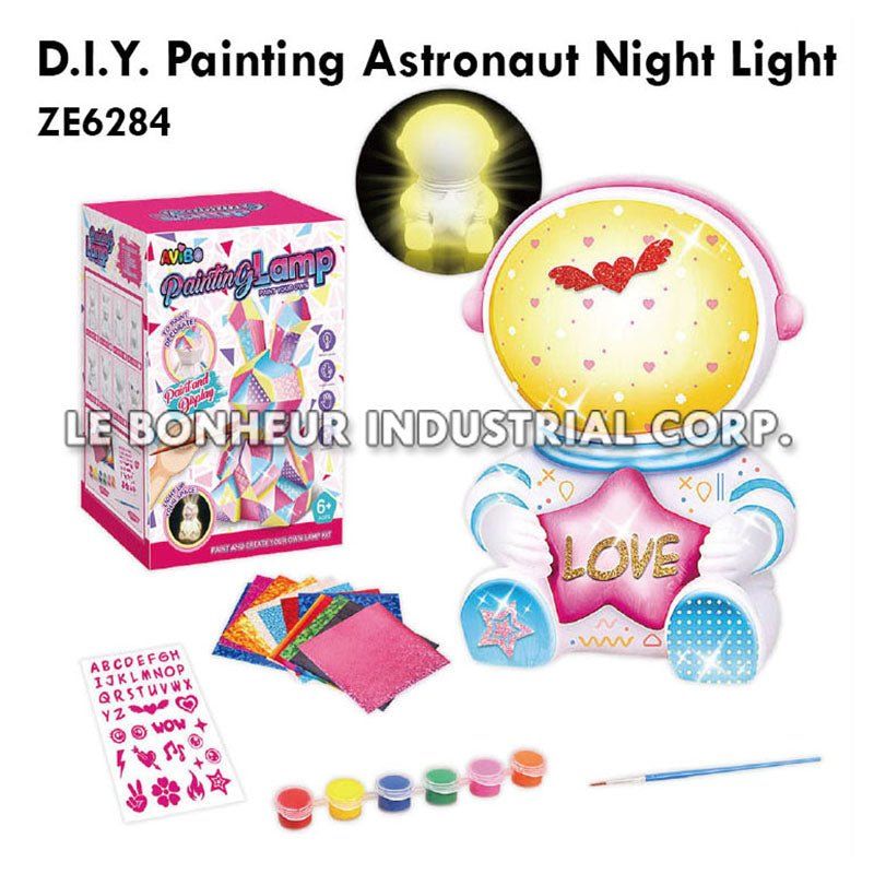 D.I.Y. Painting Astronaut Night Light