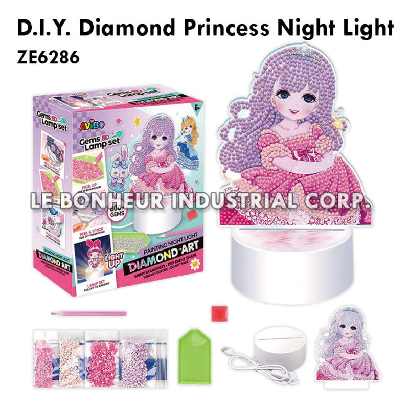 D.I.Y. Diamond Princess Night Light