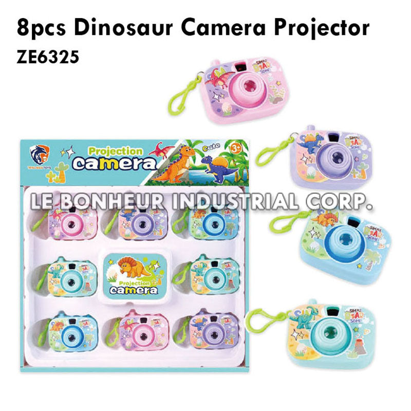 8pcs Dinosaur Camera Projector