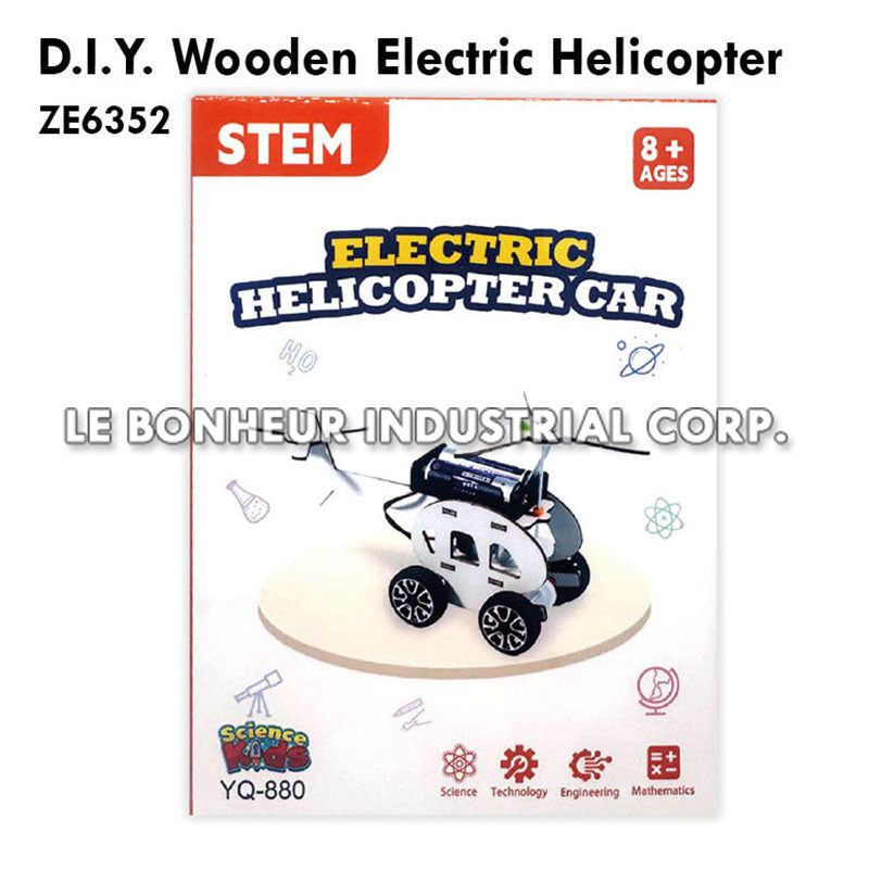 D.I.Y. Wooden Electric Helicopter