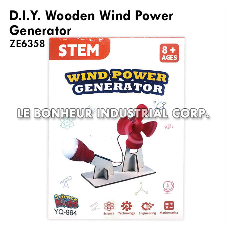 D.I.Y. Wooden Wind Power Generator