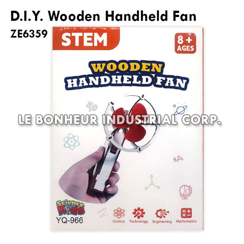 D.I.Y. Wooden Handheld Fan