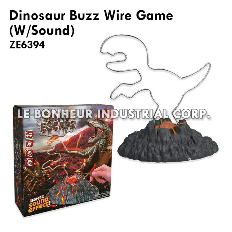 Dinosaur Buzz Wire Game (W/Sound)