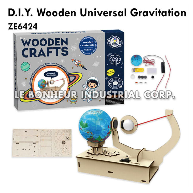 D.I.Y. Wooden Universal GravitatIion (35pcs)