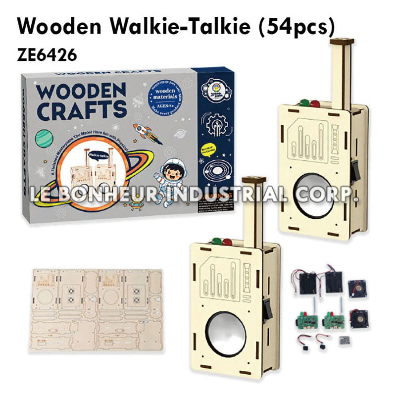 Wooden Walkie-Talkie (54pcs)
