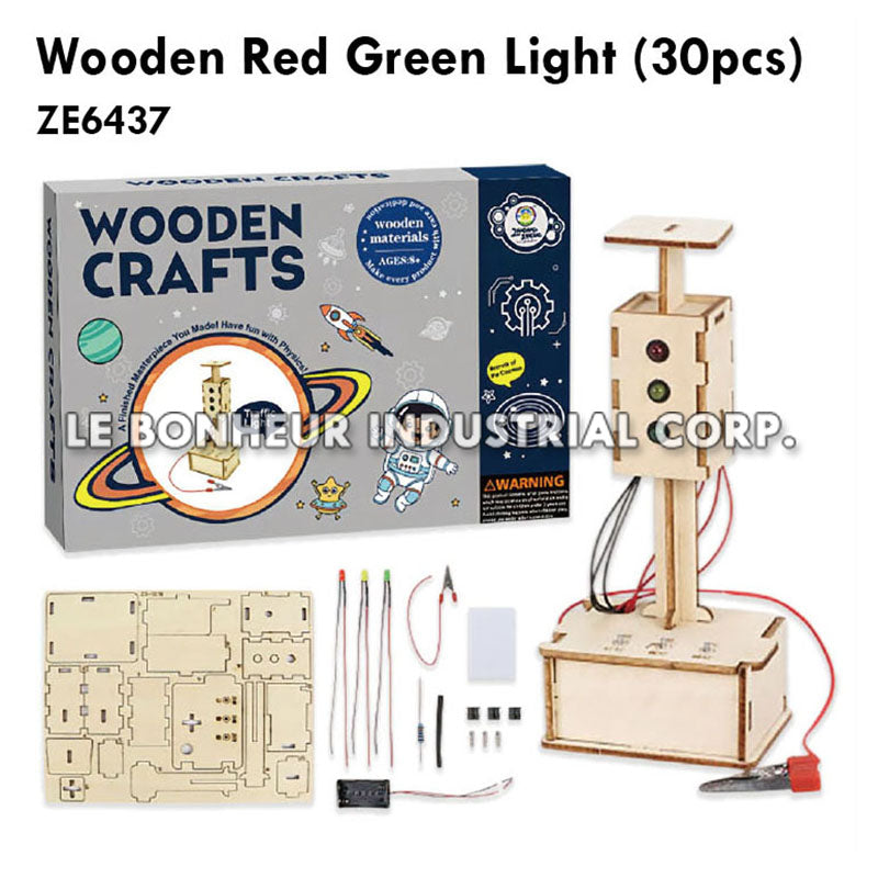 Wooden Red Green Light (30pcs)