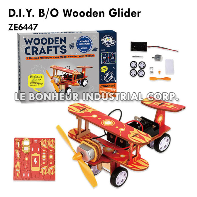 D.I.Y. B/O Wooden Glider