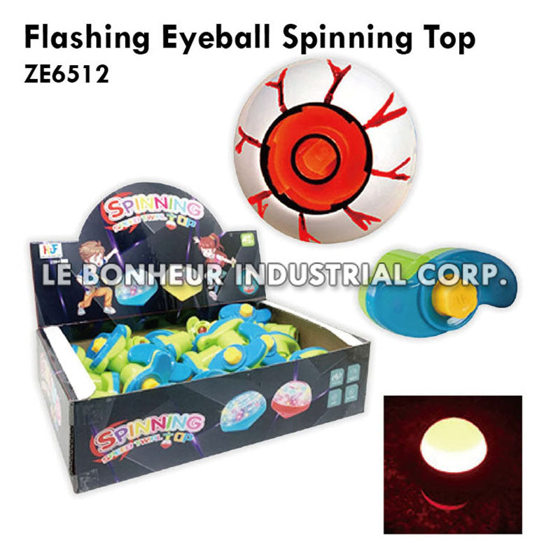 Flashing Eyeball Spinning Top