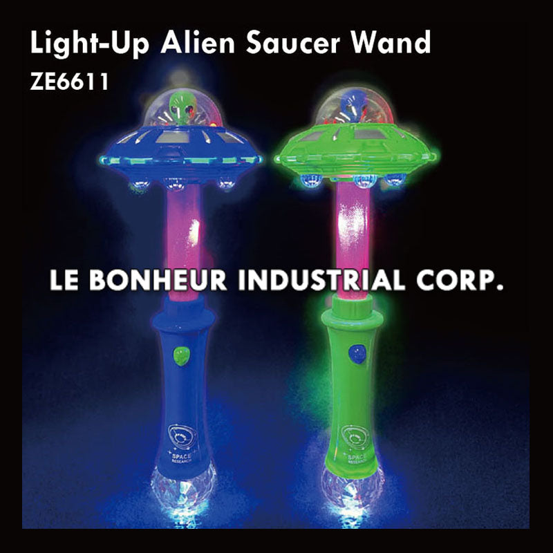 Light-Up Alien Saucer Wand