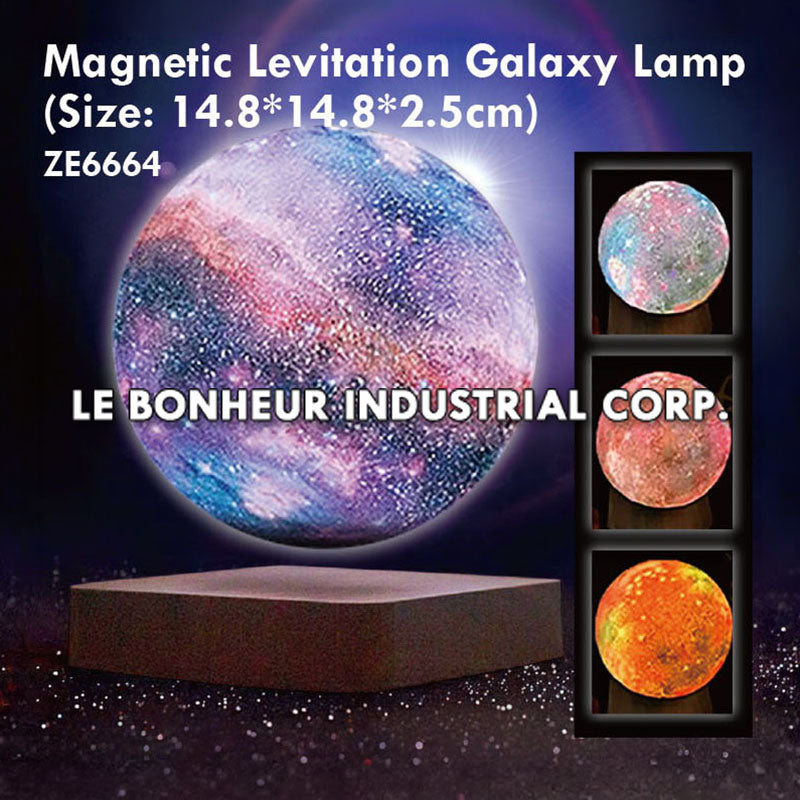 Magnetic Levitation Galaxy Lamp