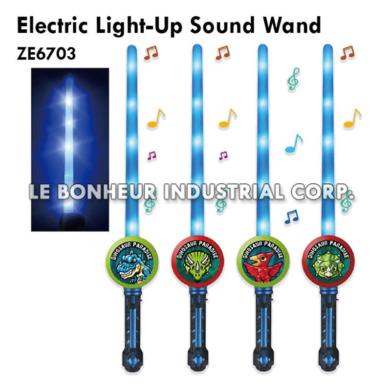 Electric Light-Up Sound Wand