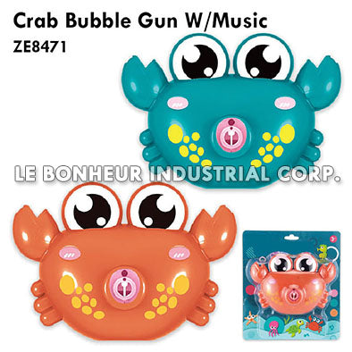 Crab Bubble Gun W/Music
