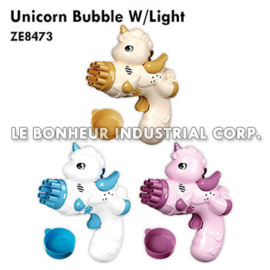 Unicorn Bubble W/Light