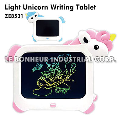 Light Unicorn Writing Tablet
