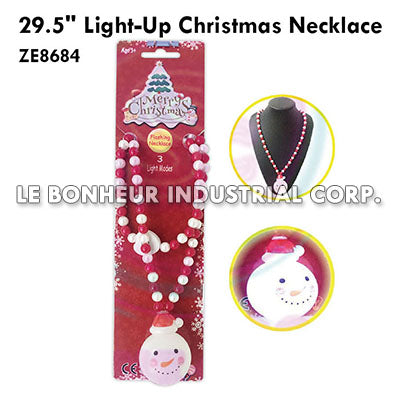 29.5" Light-Up Christmas Necklace