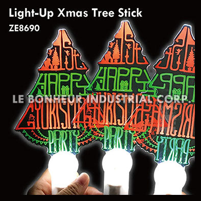 Light-Up Xmas Tree Stick