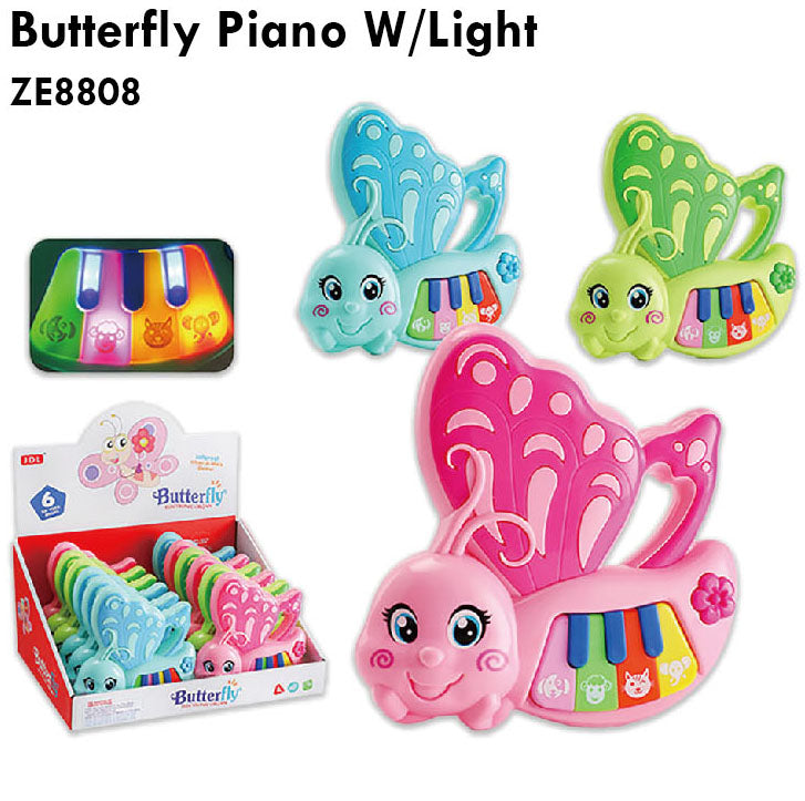 Butterfly Piano W/Light