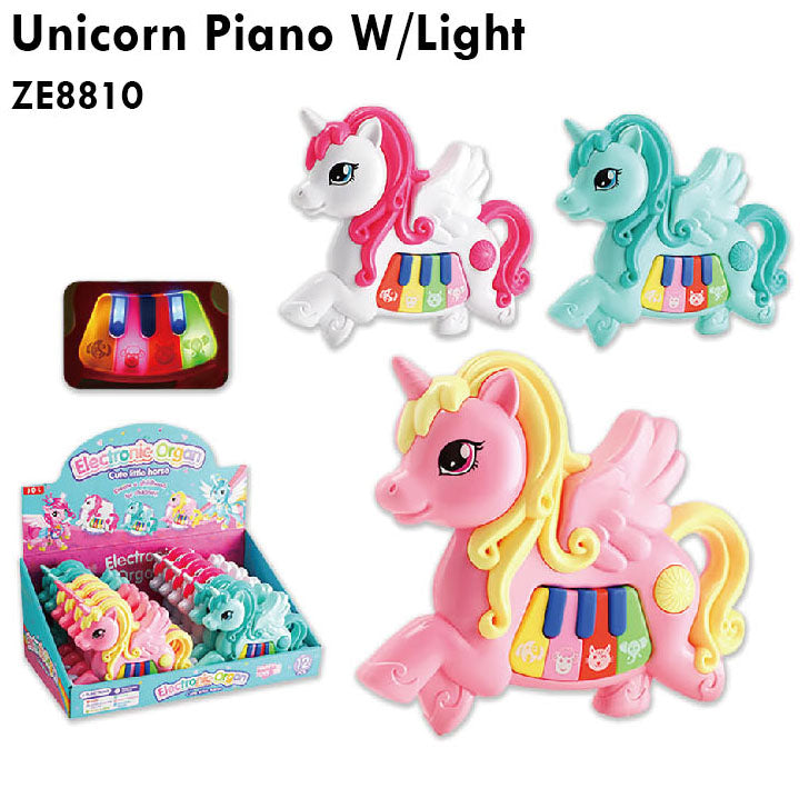 Unicorn Piano W/Light