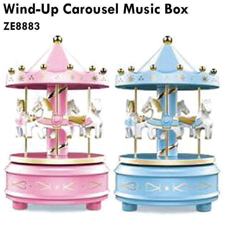 Wind-Up Carousel Music Box