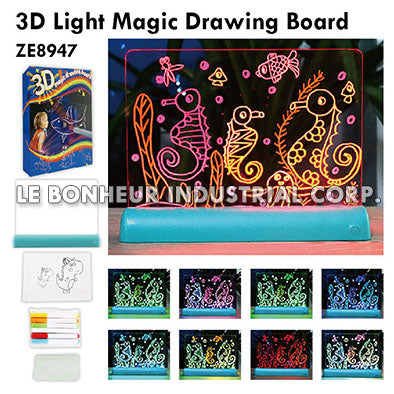 3D Light Magic Drawing Board