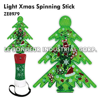 Light Xmas Spinning Stick