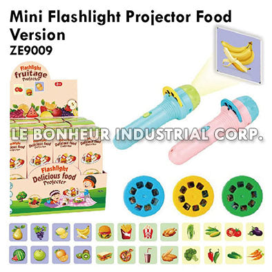 Mini Flashlight Projector Food Version