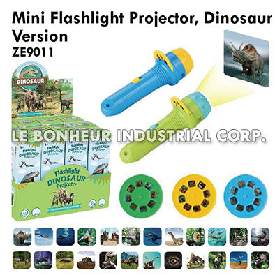 Mini Flashlight Projector, Dinosaur Version